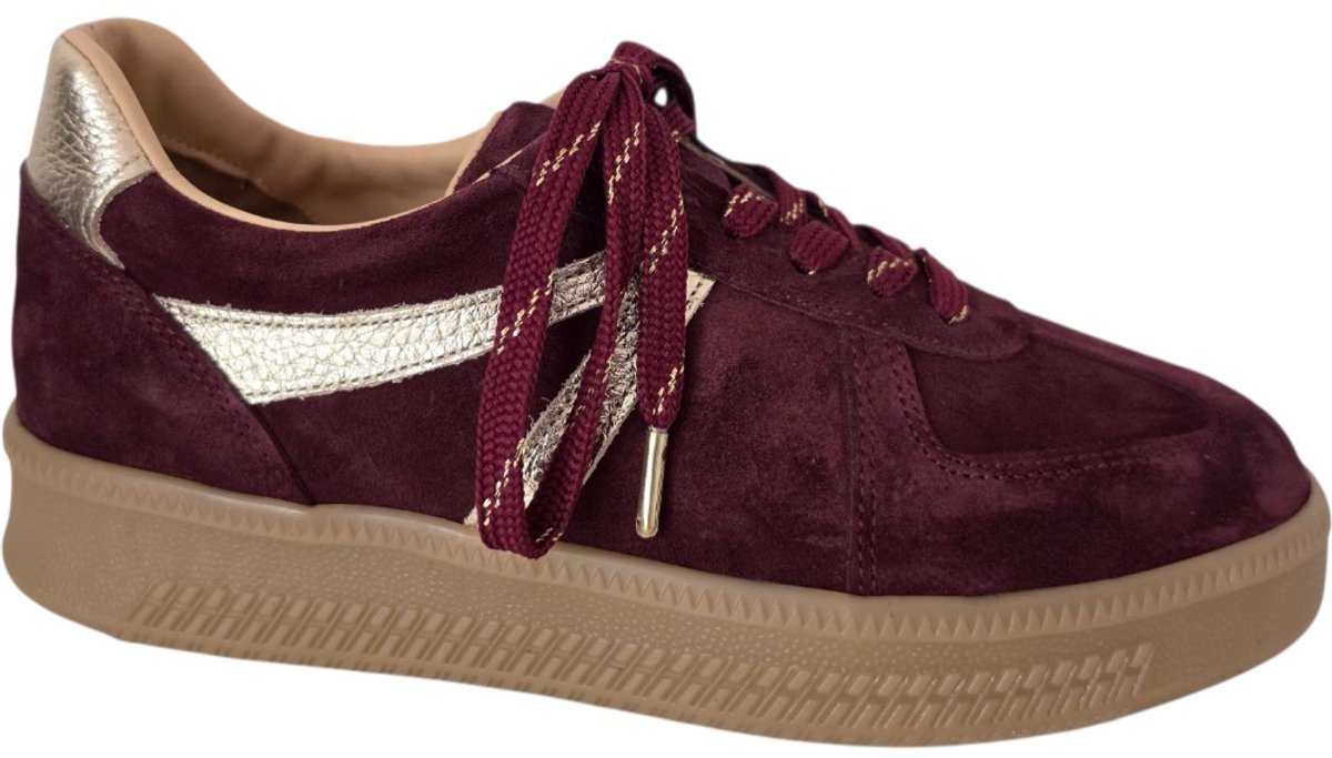 Babouche Sneaker Liva-48 Bordeaux