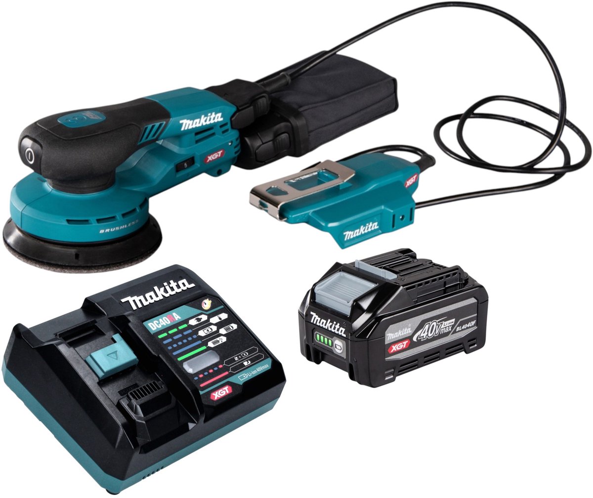 Makita BO 003 CGZ Accuschuurmachine 40 V max. 125 mm 3,0 mm slag Brushless Solo - zonder accu, zonder lader
