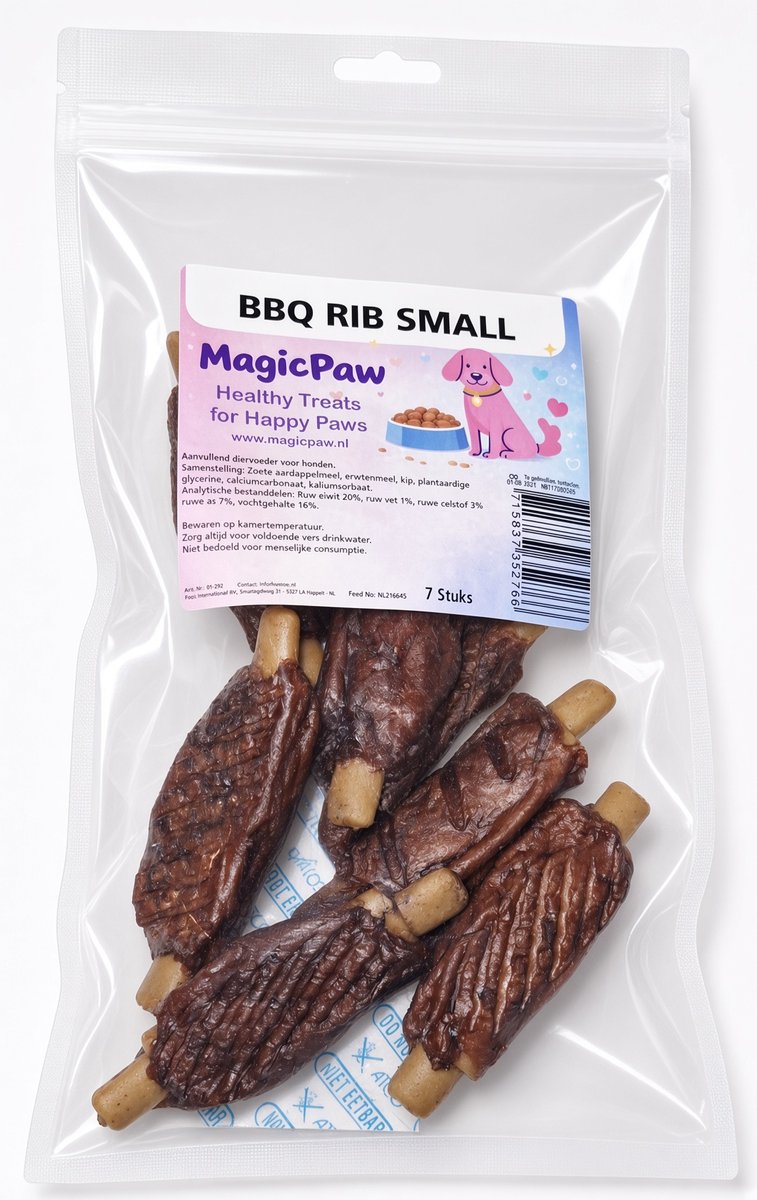 MagicPaw BBQ Rib Small 7pack