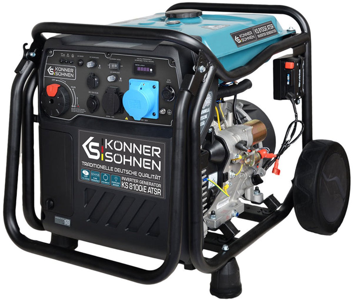 Invertergenerator Könner & Söhnen KS 8100iE ATSR - 8,5 kW - 230V - ATS-klaar