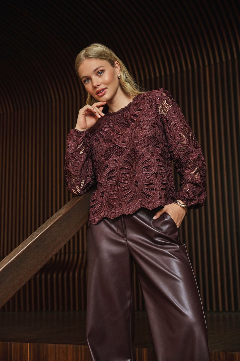 Rino & Pelle Tops & Blouses - Jaike blouse - Bruin