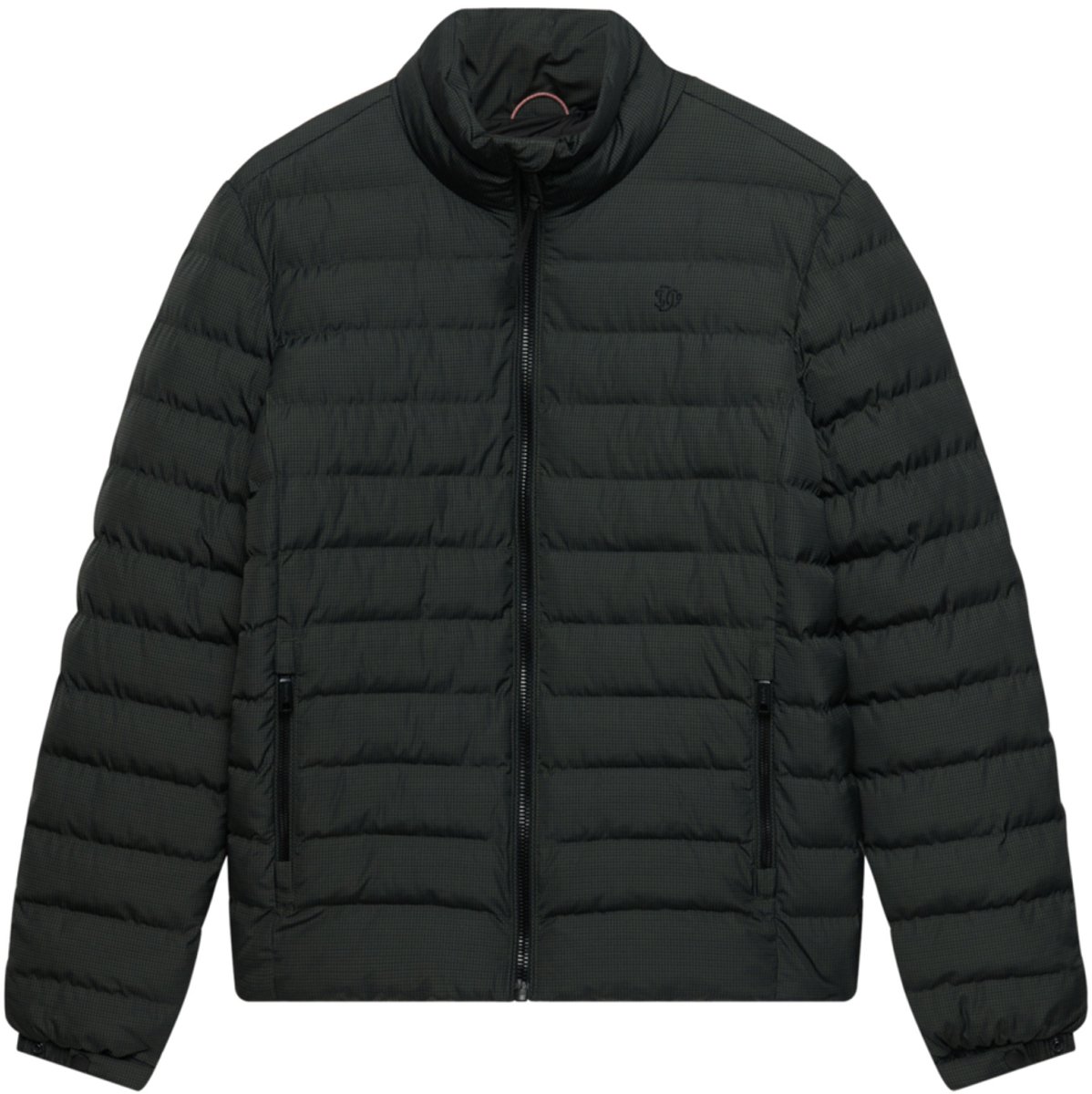 Superdry Jas Fuji Estate Padded Jacket M5012527a Check Mannen Groen