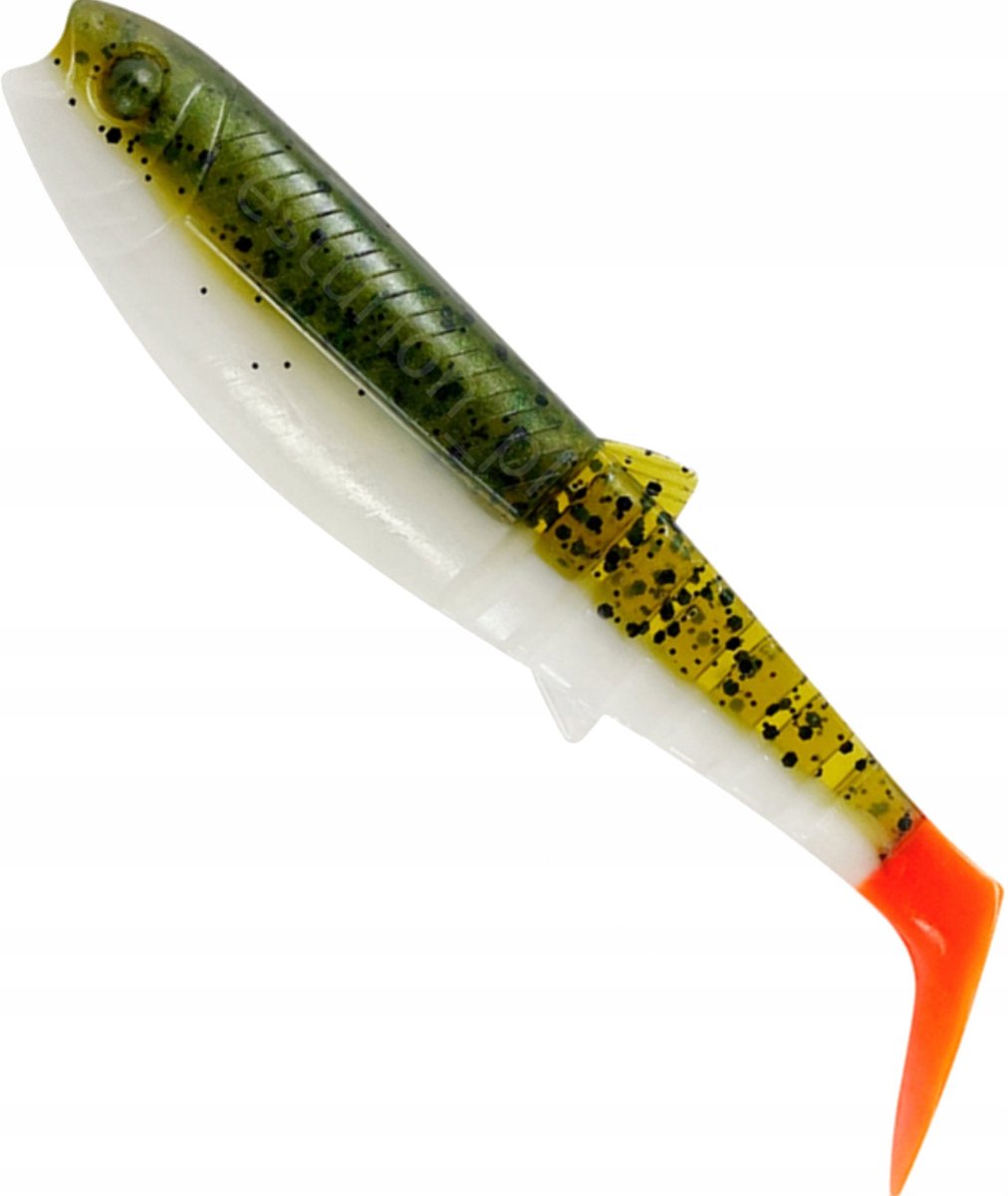 Savage Gear Cannibal 15cm Olive Hot Orange - Visgerei