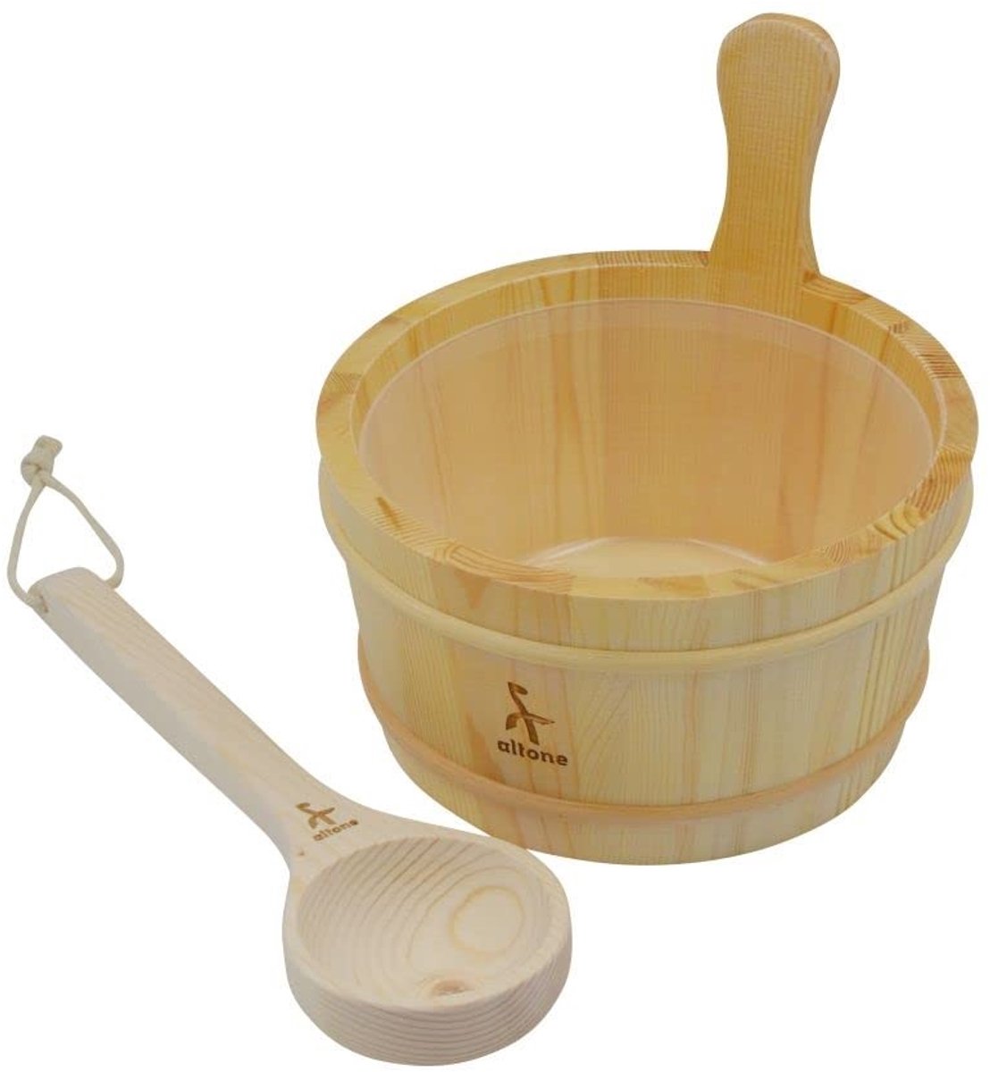 Elzusha - Sauna Infusie Emmer met Lepel en Inzet