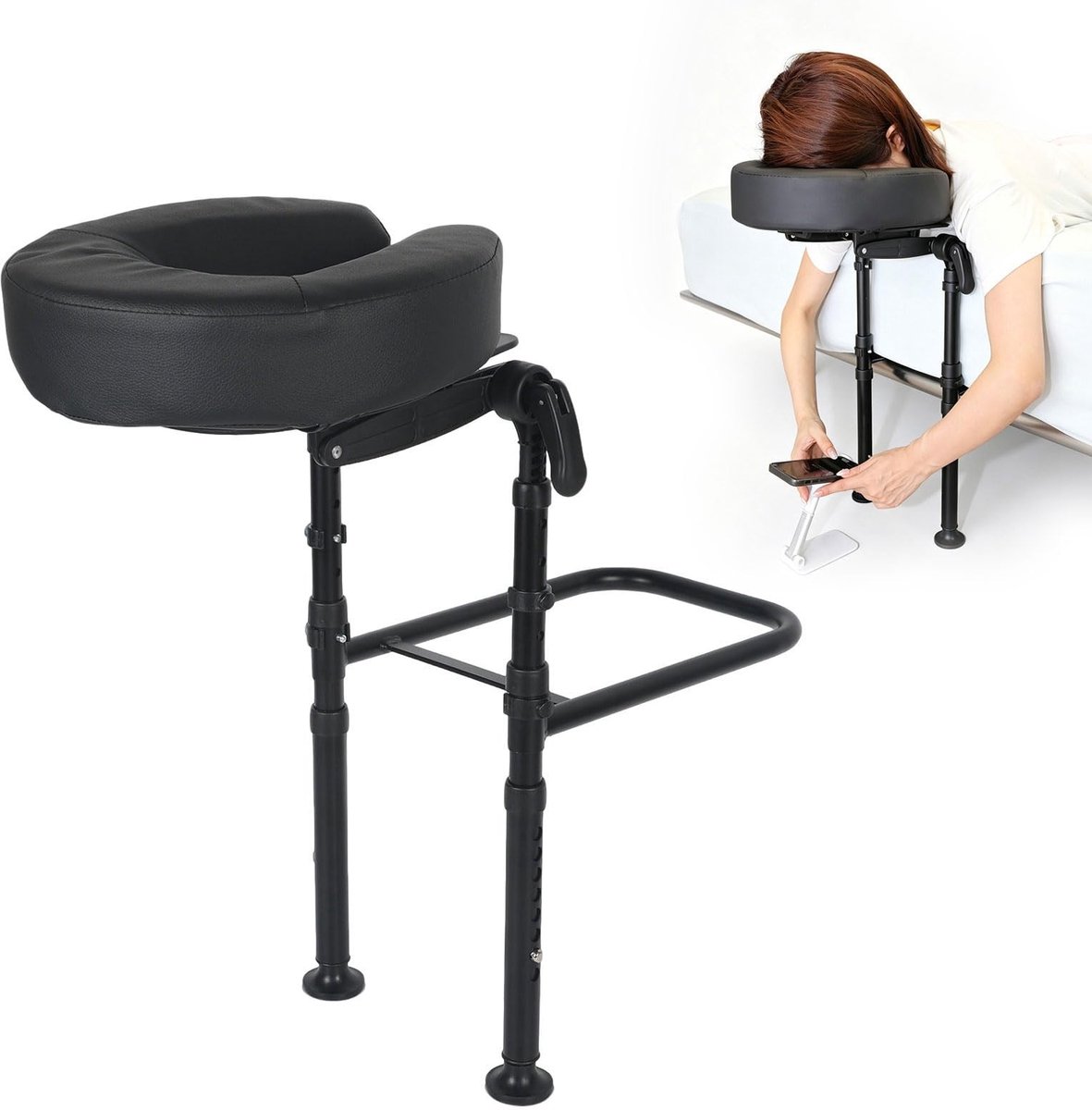 Elzusha - Ergonomische Massagehoofdsteun | In hoogte verstelbaar voor Comfort