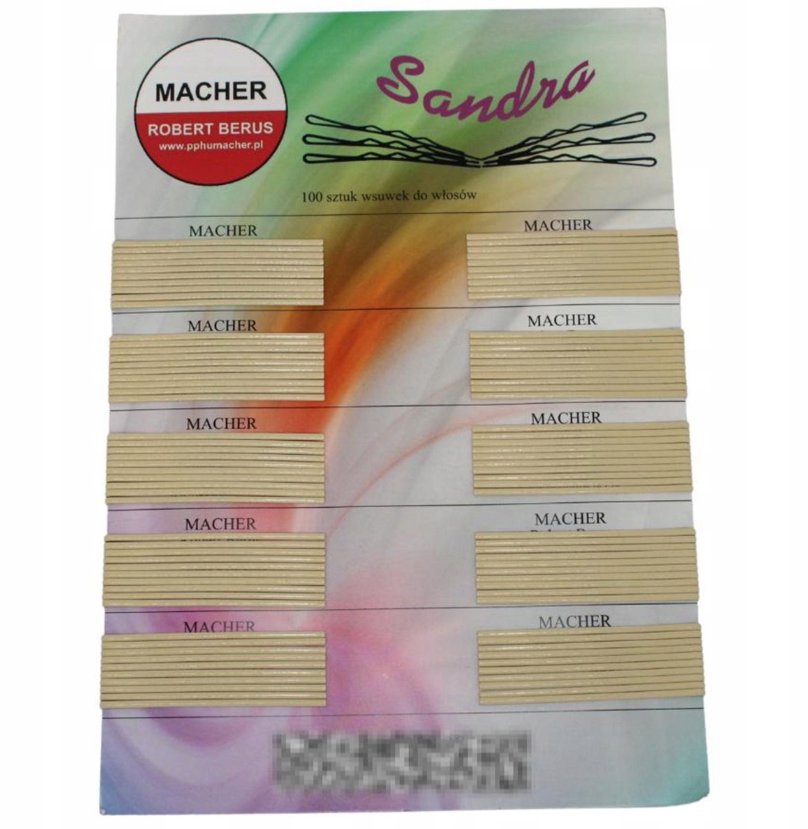 Merkloze Blond Haarschuifjes met Bolletje - 6cm - 100 Stuks