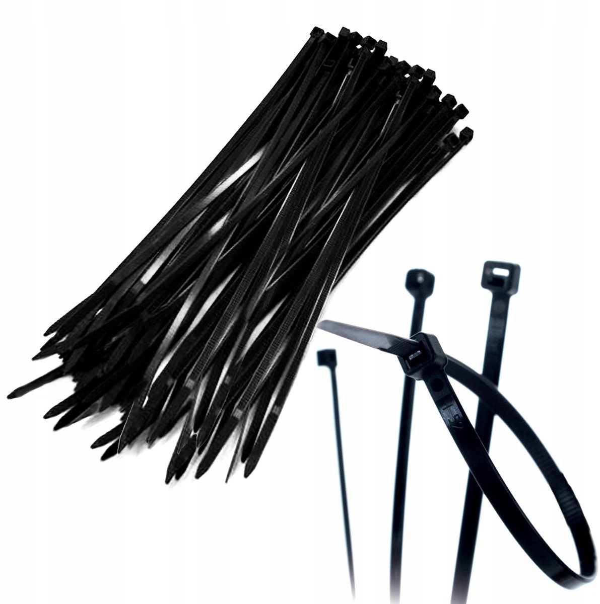 Kabelbinders Zwart 550 x 8,8 mm - 25 stuks