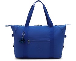 kipling reistas sporttas Eyes Wide Open Art M Travel Tote M Blazing Blue blauw
