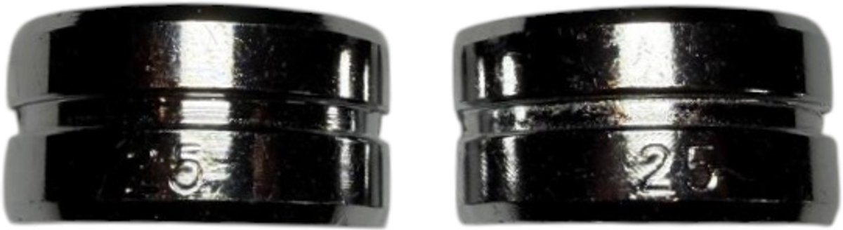 Kabelogen Klembek 25mm set - Persbek voor kabelschoenen en kabelogen 25 mm² ZONDER PERSTANG