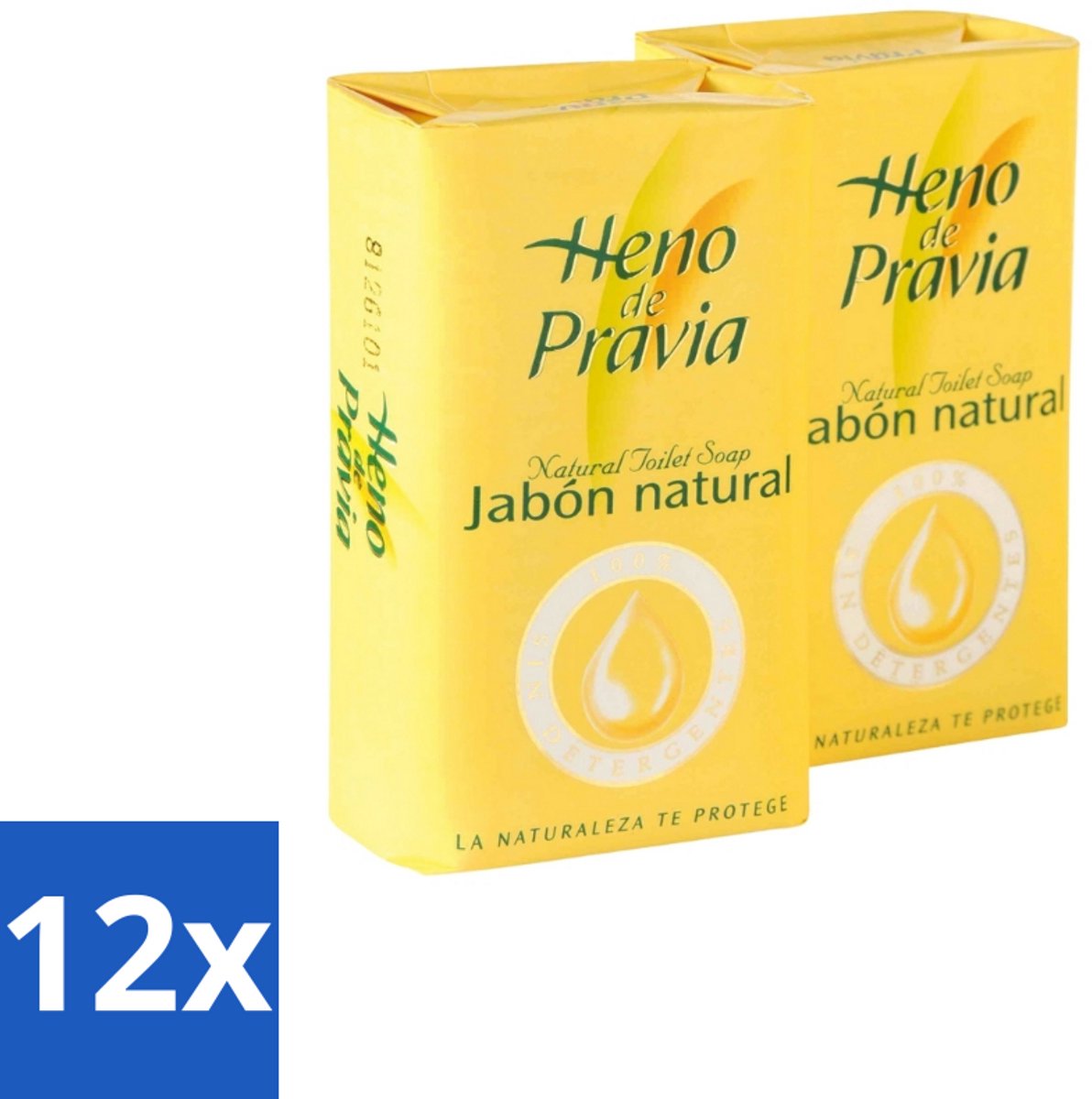 12 x Heno – Zeep – Traditioneel – 115 g - Zeep - Zeep Tablet - Heno De Pravia - Zeep Geur - Natuurlijke Zeep