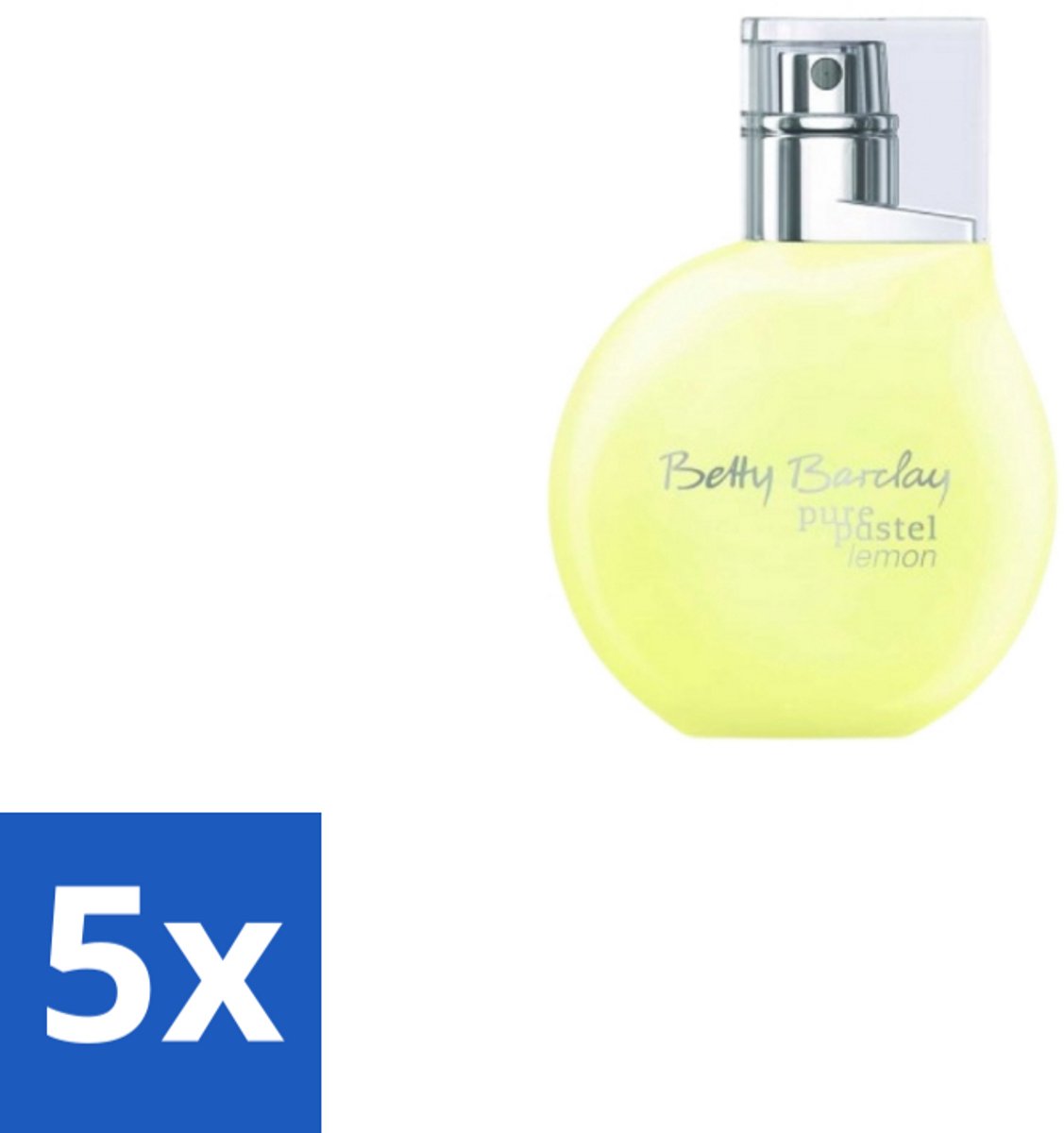 5 x Betty Barclay – Eau de Toilette – Pure Pastel Lemon – 20 ml - Eau De Toilette - Citroen - Appel - Mandarijn - Viooltje