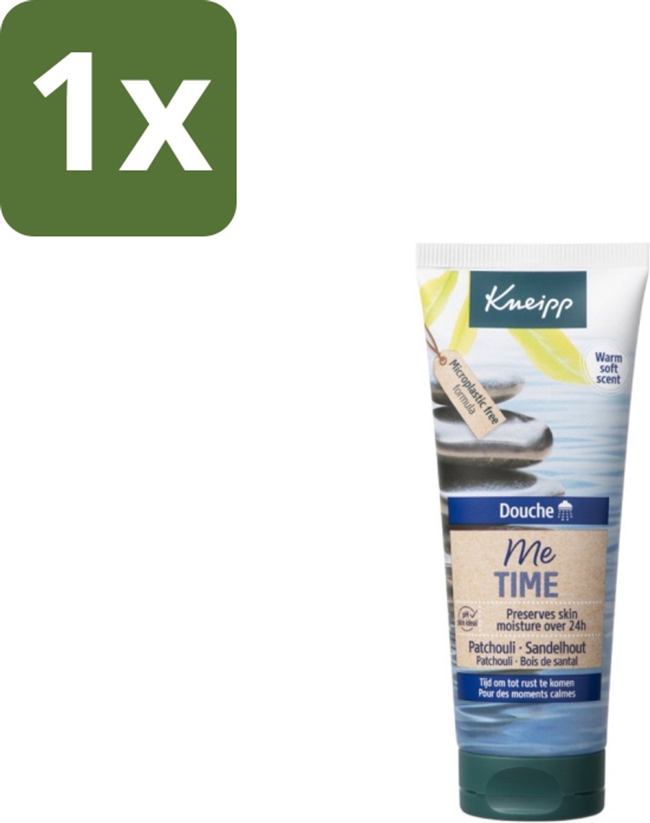 1 x Kneipp – Douchegel – Me Time Patchouli & Sandelhout – 75 ml - Douchegel - Ontspanning - Me-time - Patchouli - Sandelhout