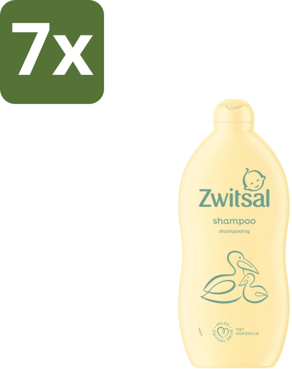 7 x Zwitsal Shampoo 700 ml - Baby Shampoo - Kokosolie Shampoo - Zwitsal Shampoo - Baby Haar Verzorging - Zwitsal Babyhuid