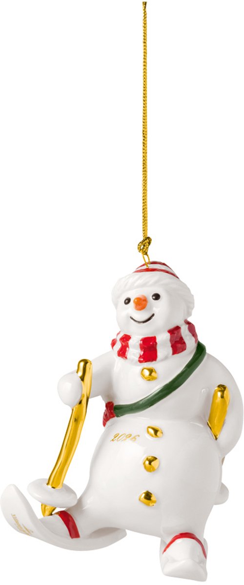 Ornament Schneemann 2026 Christmas Classics 7,3 x 6,8 x 9,9 cm