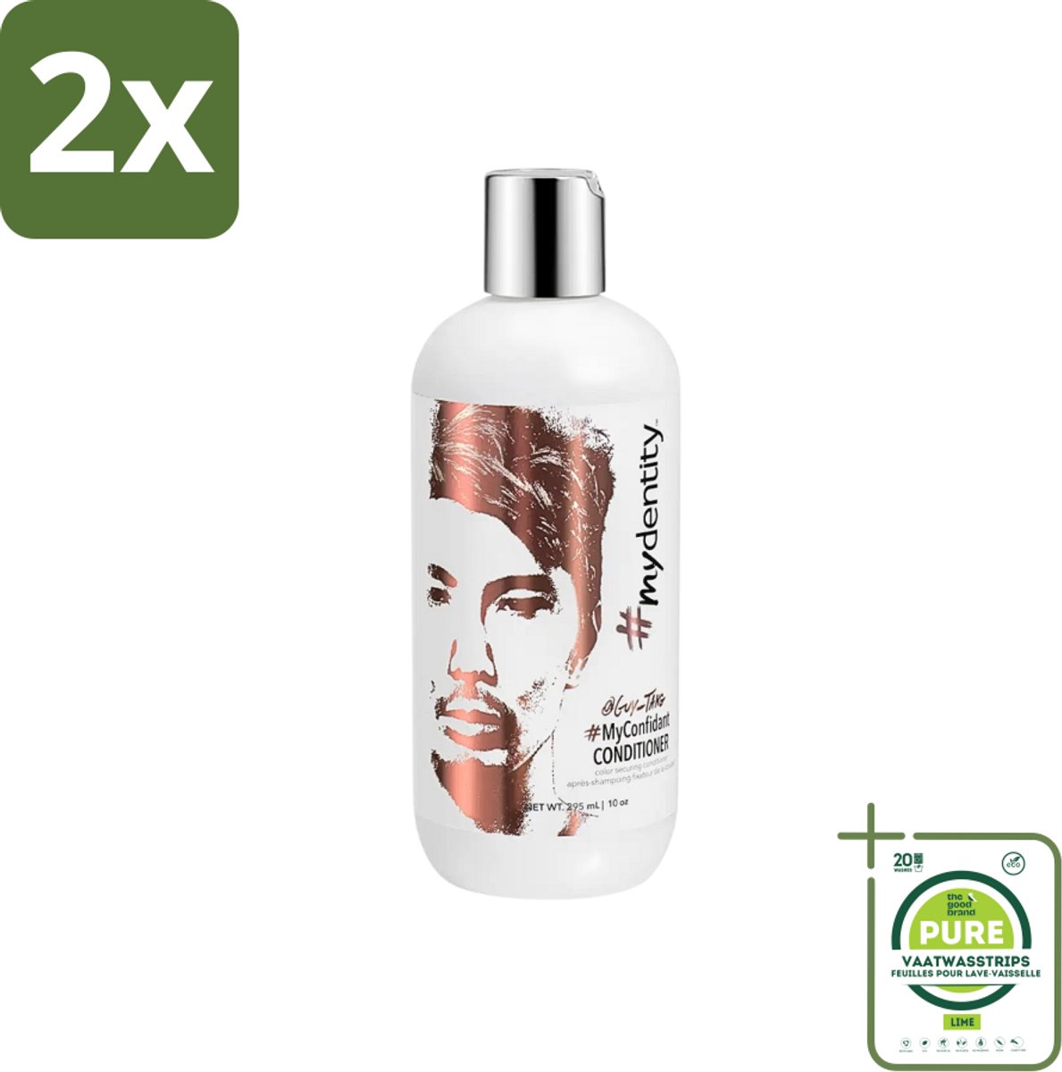 My Dentity - Color Secure Conditioner - Voor Ieder Haartype - 295 ml - Voordeelverpakking - 2 stuks - Kleurvervanging - Haarkleur