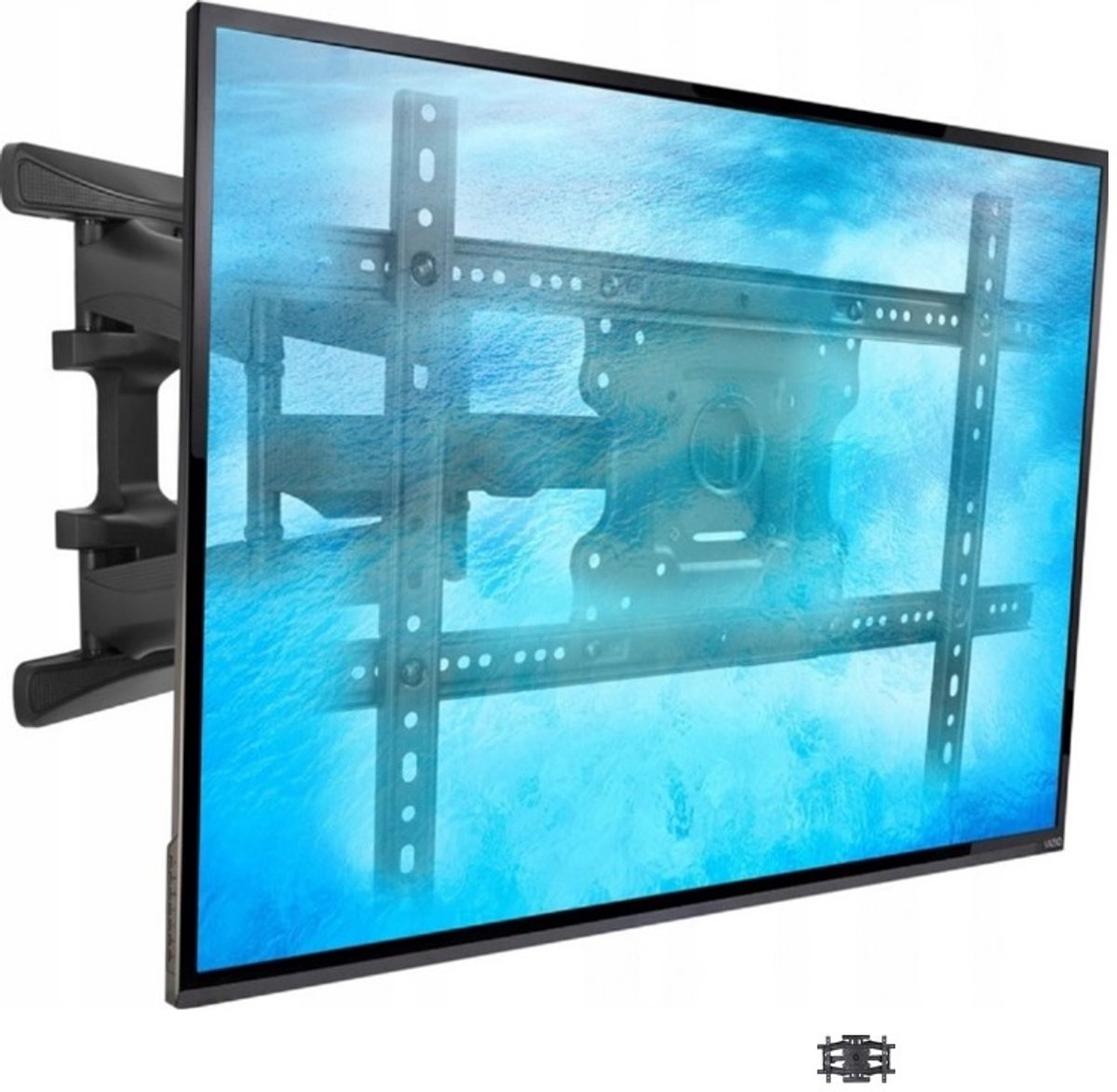 Draaibare Wandsteun TV 58 Inch - Verstelbaar & Kantelbaar