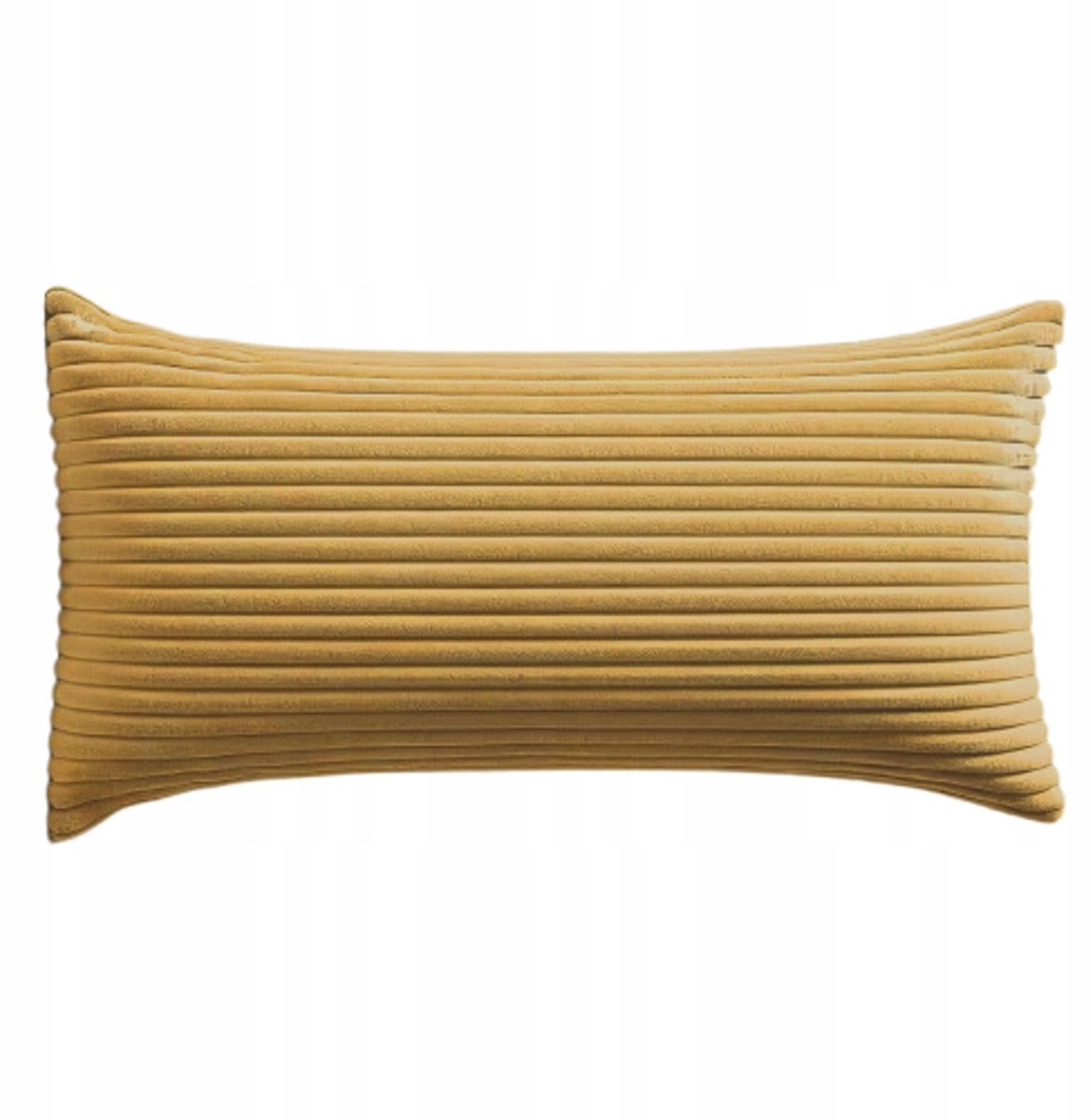 MMO-EURO Martyna Opiełka Decoratieve Kussenslopen 45x25 cm - Luxe Velours Corduroy Mosterdgeel