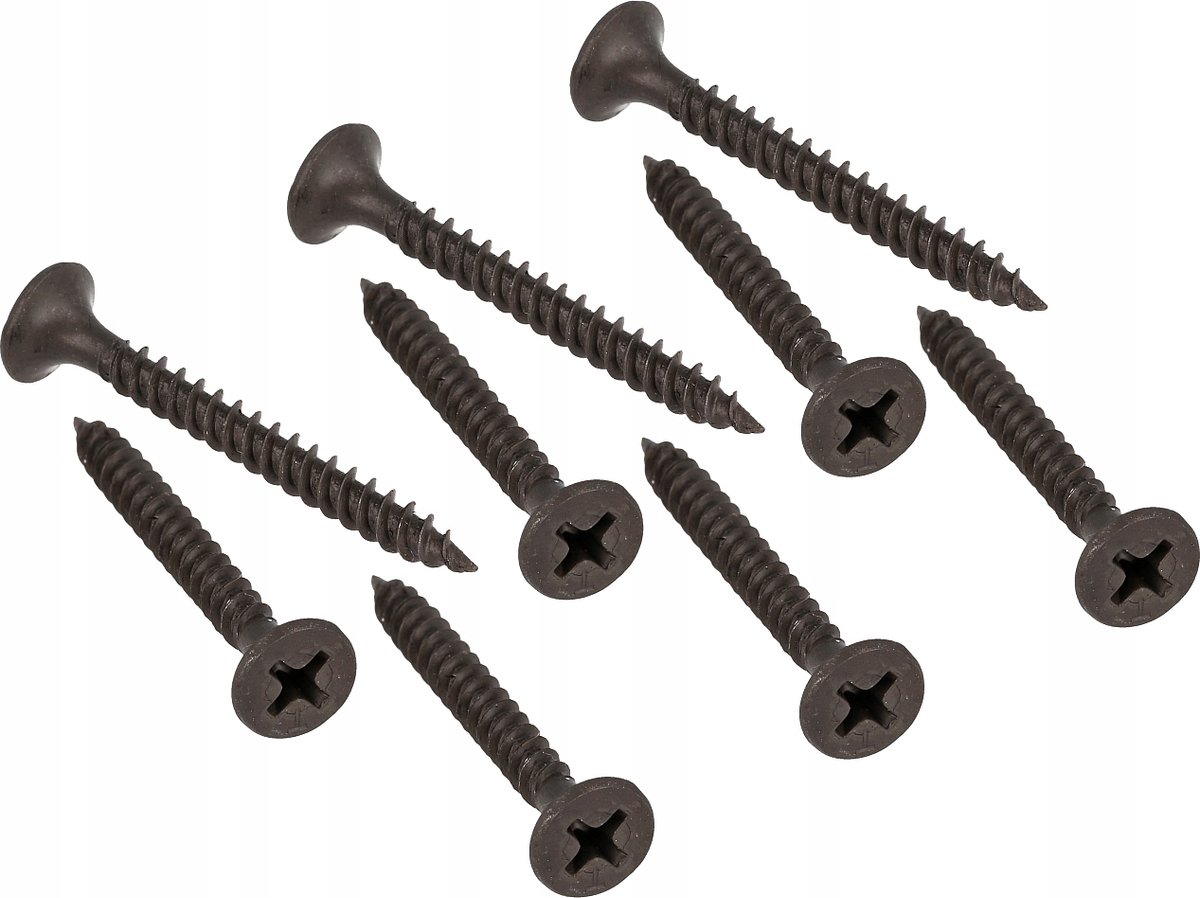 STALCO Metaalschroeven KMM 3,5x45mm - 100 stuks, Fosfaat Zwart