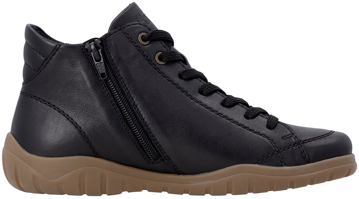 Baskets en cuir Montant