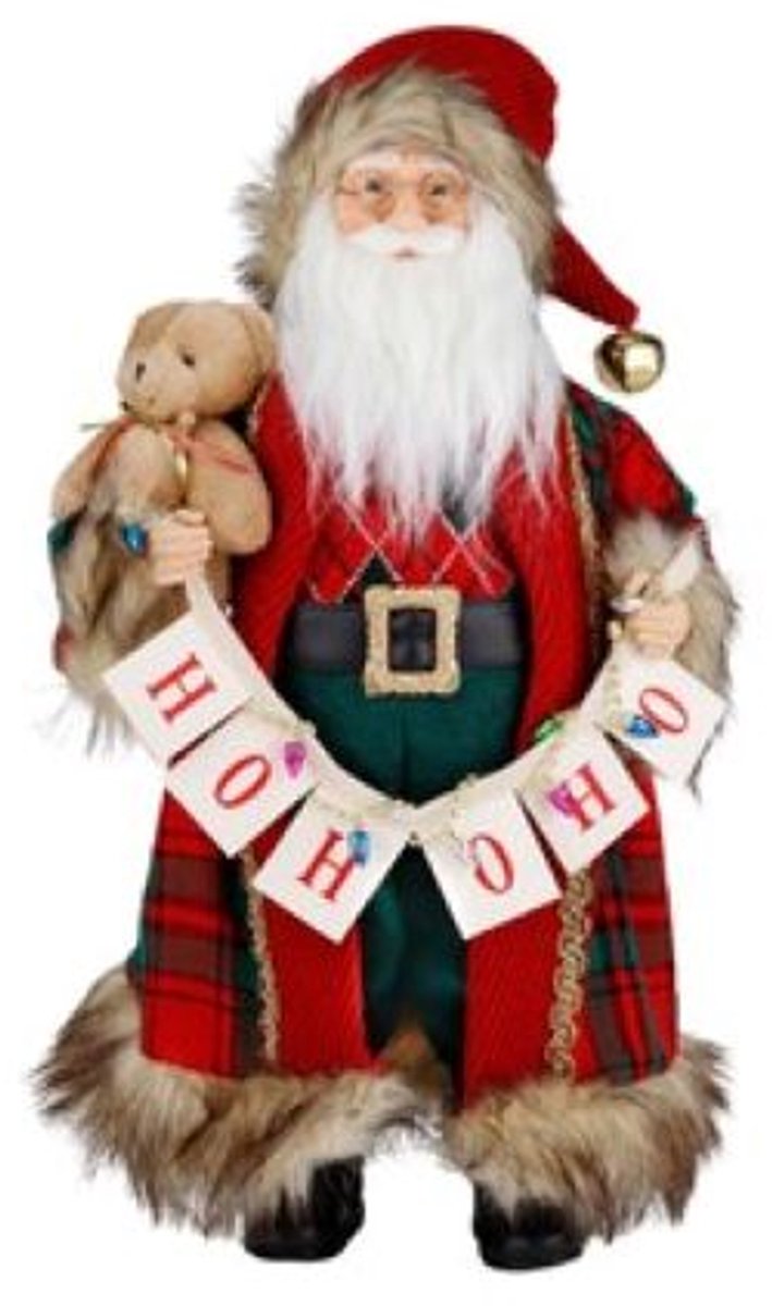 Goodwill - Kerstman - Rood - H46 cm