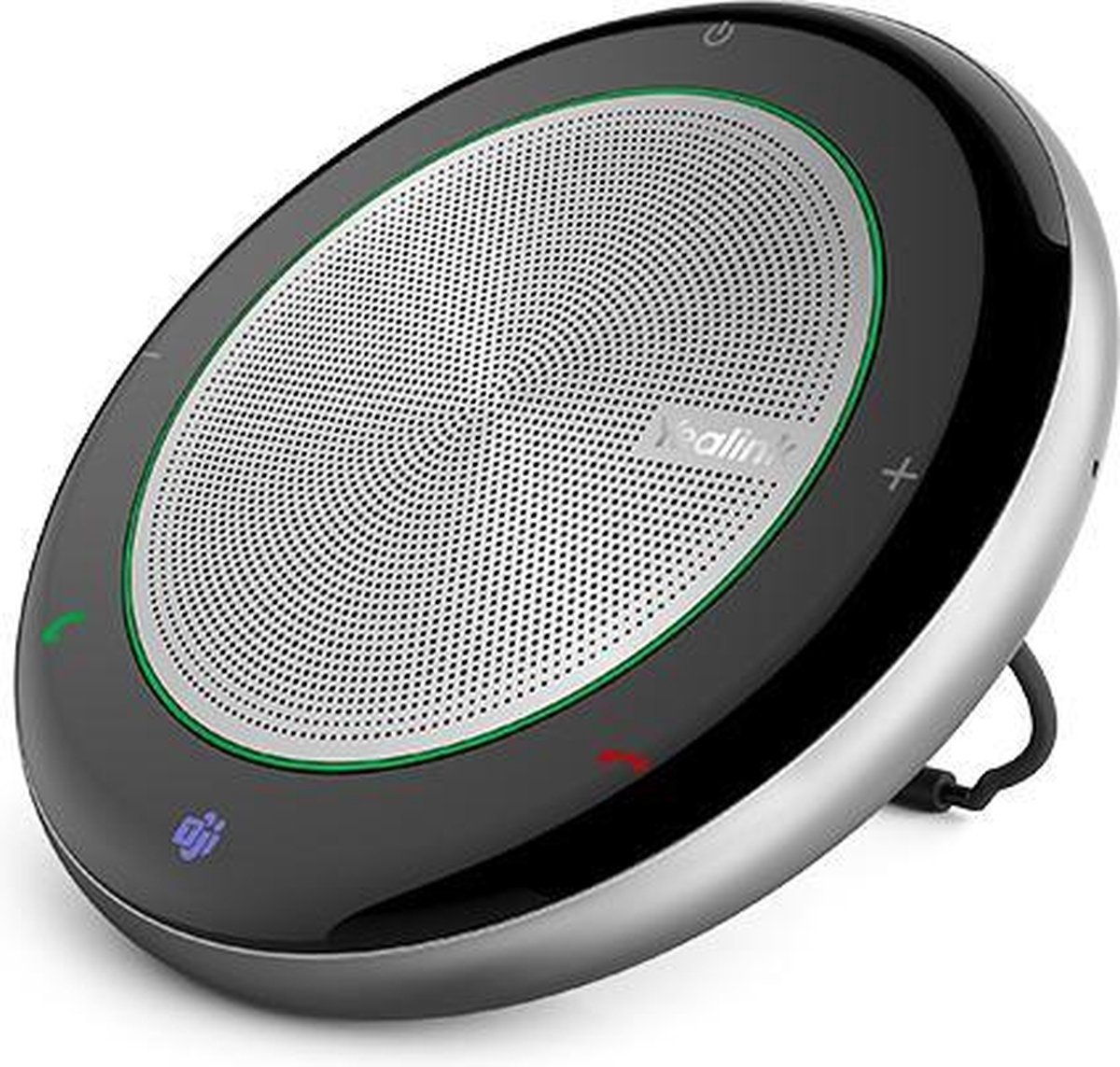 Yealink CP700 – Draagbare Speakerphone – Bluetooth & USB – Conferentiespeaker met 360° Microfoons – Geschikt voor Microsoft Teams – Zwart