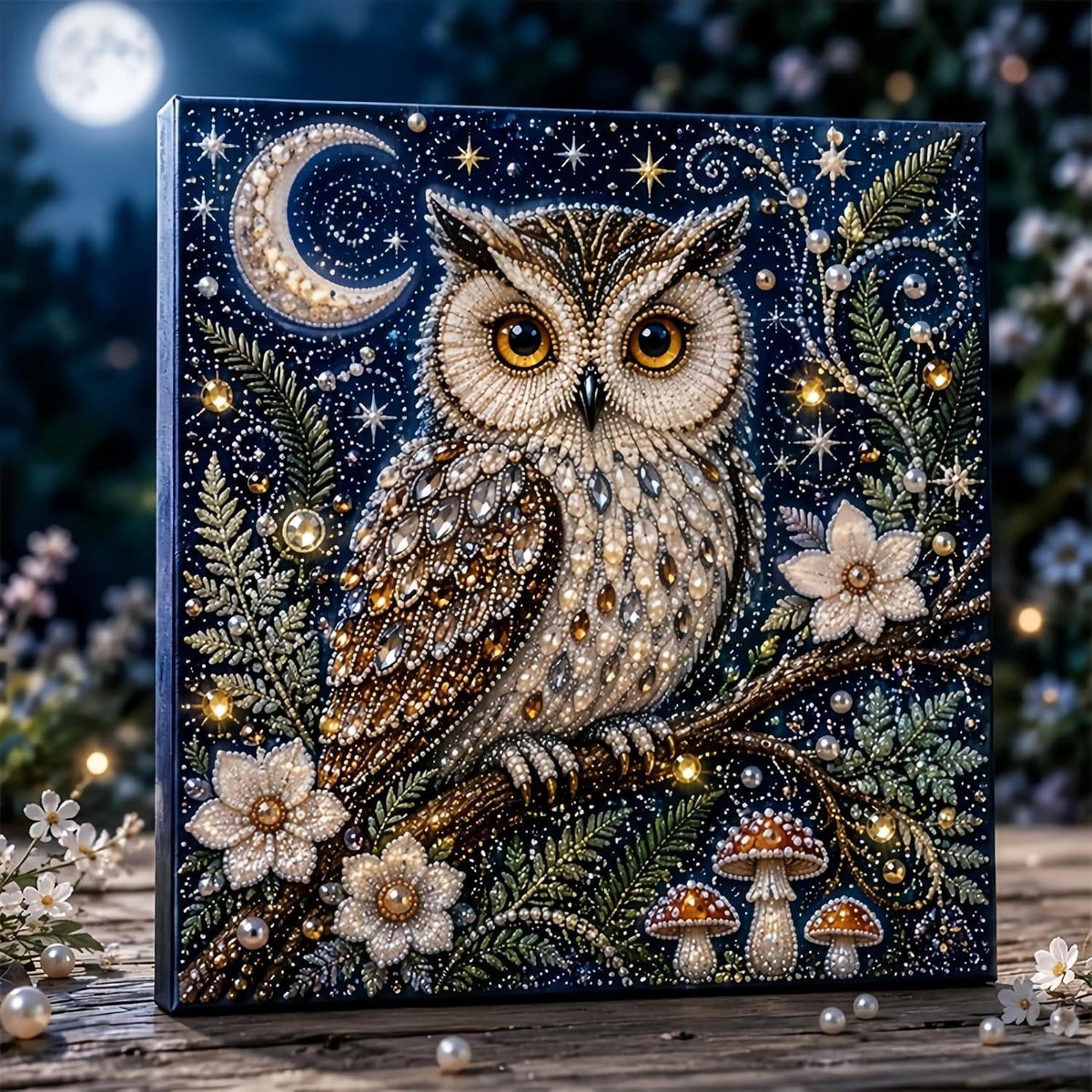 DIY Diamond Painting - Diamond painting set met dierenthema - DIY Feestelijke Decoraties - Raamhangers - Muurdecoraties - Geschikt voor knutselaars - blauw