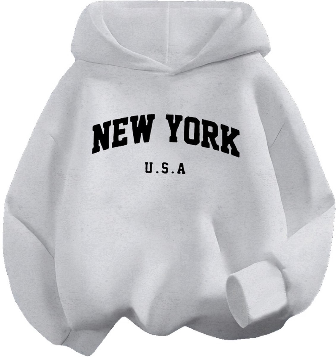 Currero Hoodie Jongens Warme Hoodie Met Capuchon Comfortabele Sweater Casual Trui Pullover Jongenstrui Lichtgrijs 7-8 Jaar