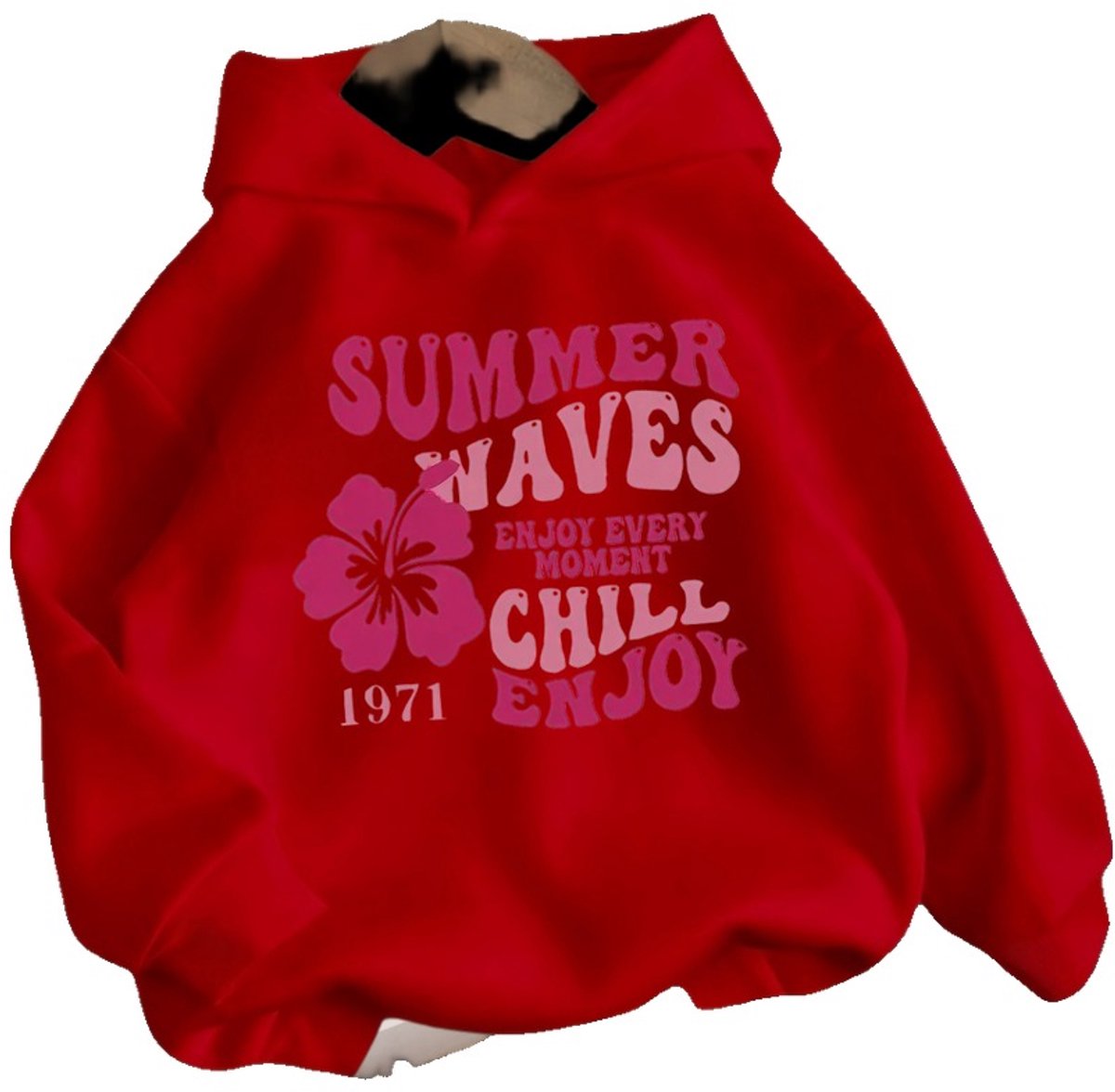 Currero Hoodie Meisjes Warme Hoodie Met Capuchon Comfortabele Sweater Meisje Casual Trui Pullover Meisjestrui 11-12 Jaar Rood