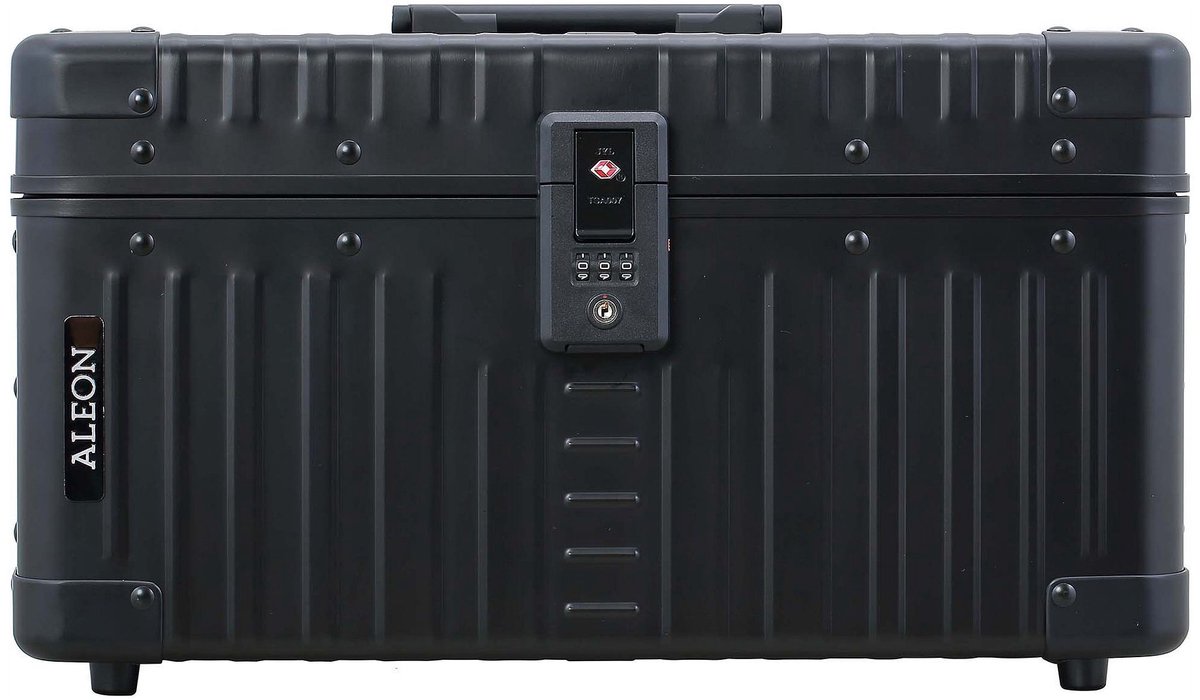 Aleon Classic Beauty Case Aluminium 39 cm - 18 L - Steeksluiting - onyxdust