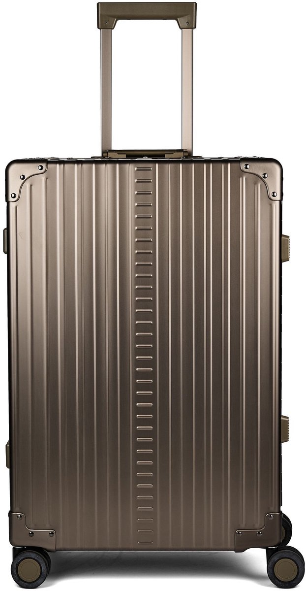 Aleon Traveler trolley met 4 wielen, Aluminium, 67 cm - Harde bagage - TSA slot - bronze 1