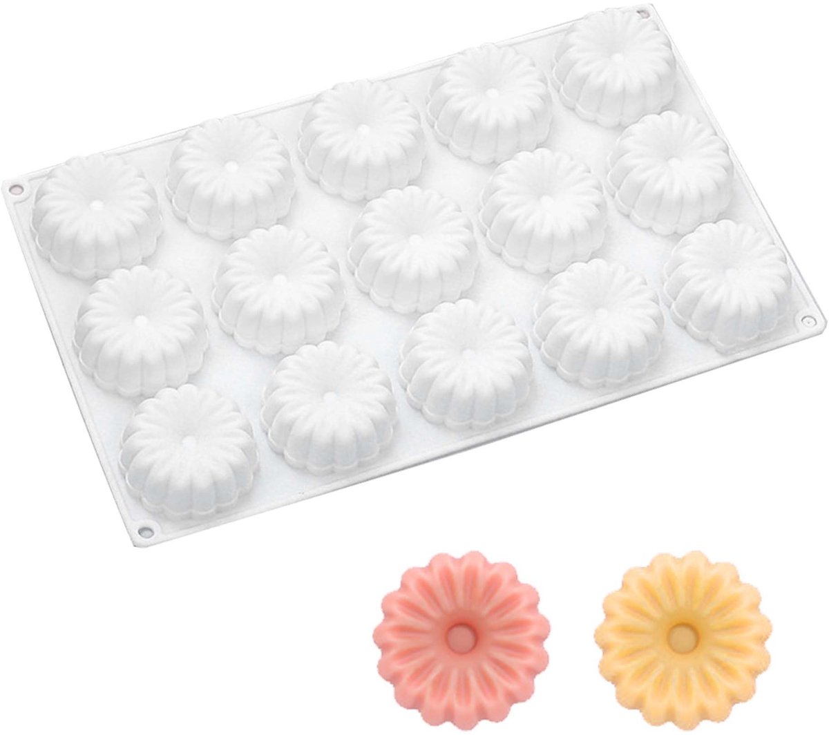 Elzusha - Silicone Bakvorm met 6 Holes voor Taarten en Desserts
