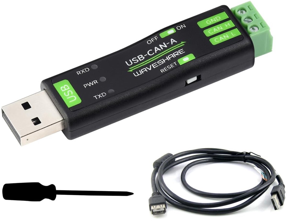 Elzusha - USB naar CAN Adapter voor Data-analyse en Conversie