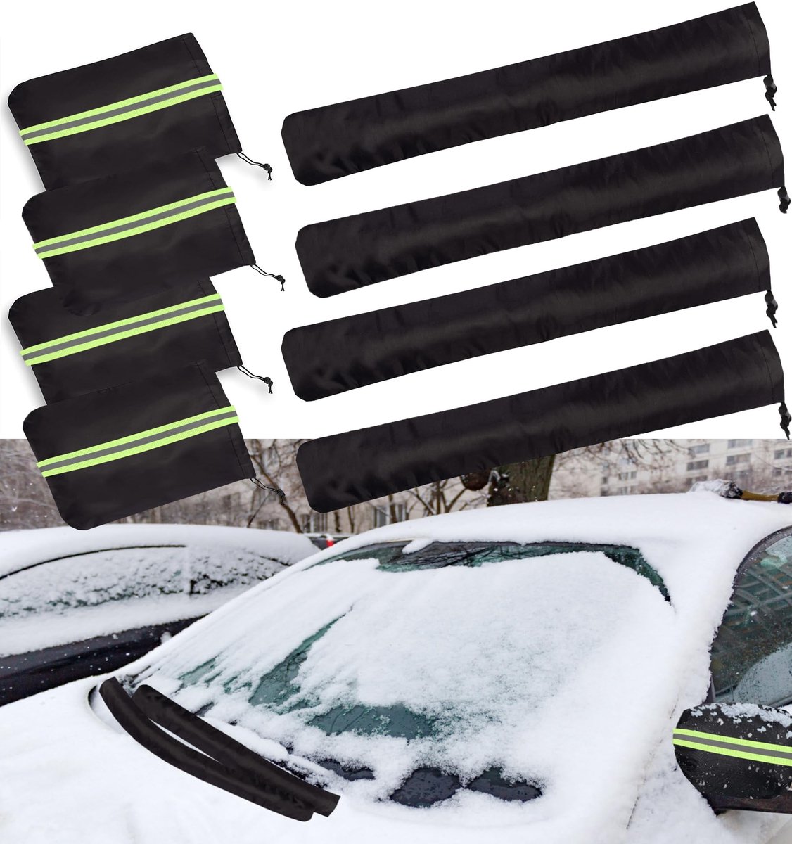 Elzusha - Waterdichte Covers voor Autospiegels - 2 Pairs