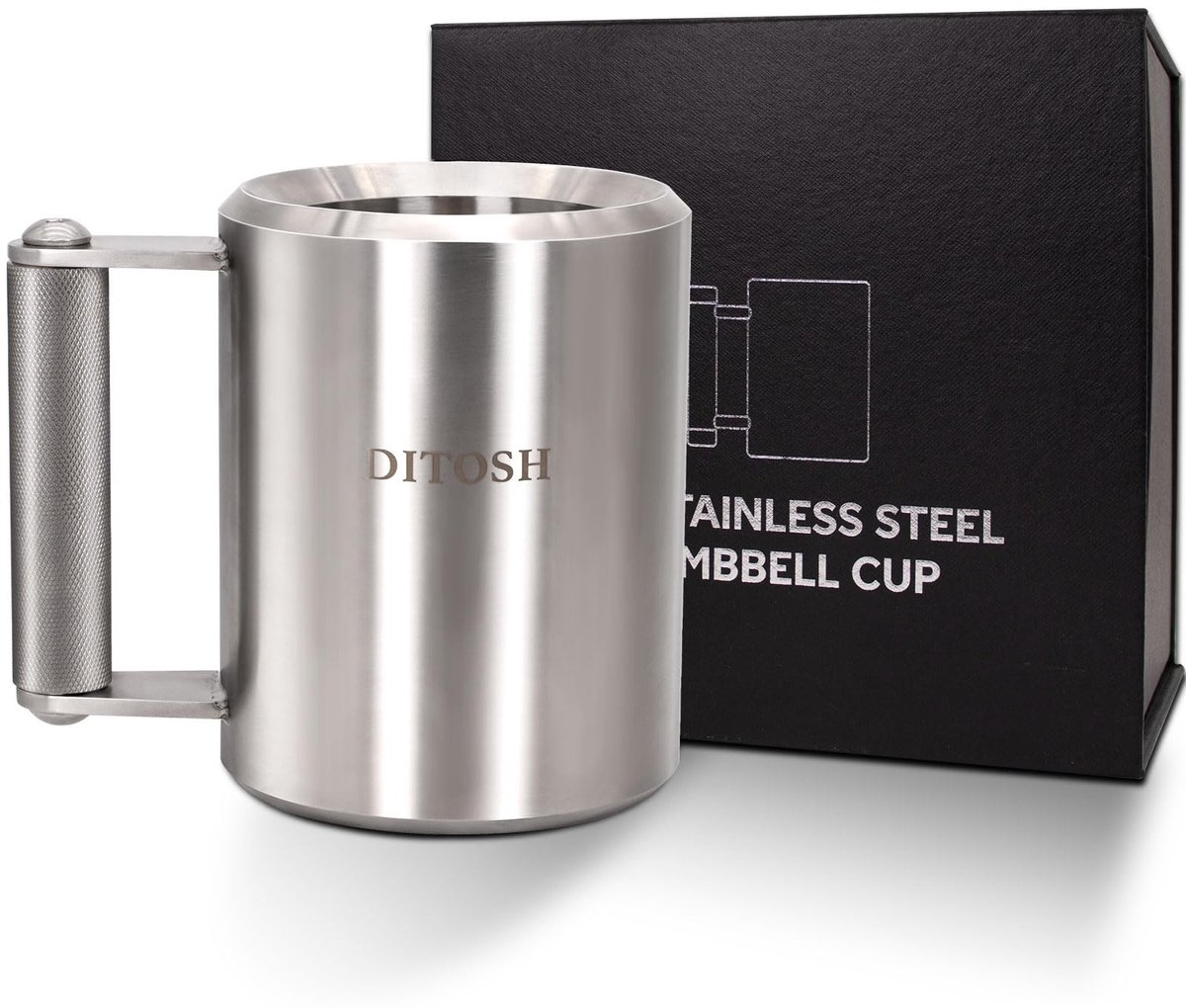 Elzusha - 10kg Dumbbell Koffiemok voor Fitness en Training