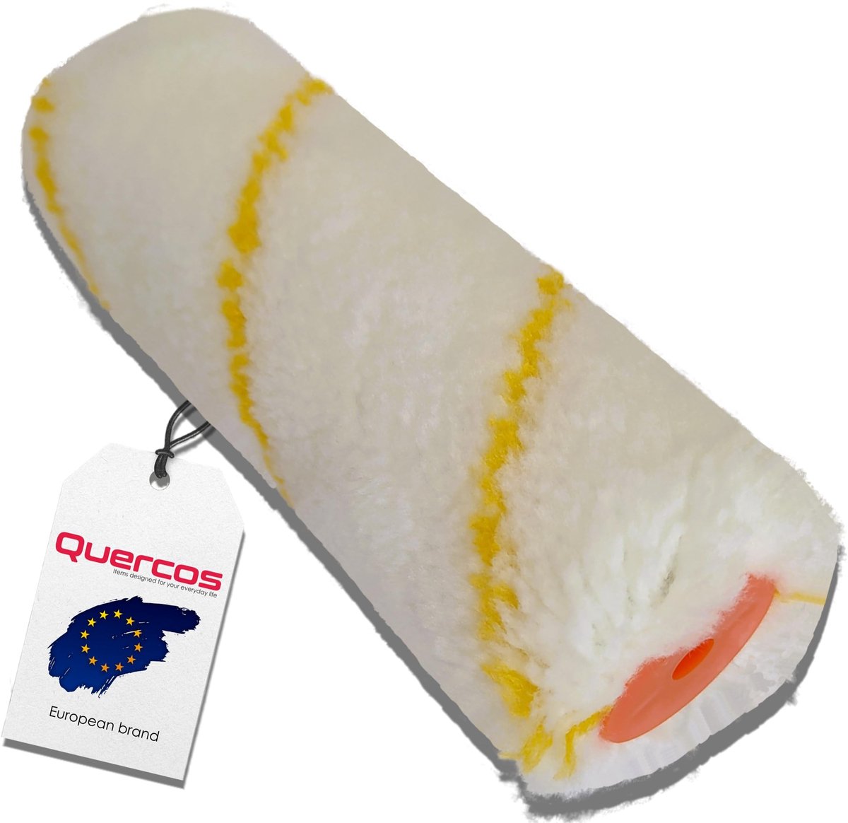 Elzusha - Vervangingsroller 16 cm - Gele strepen - Antidrop polyamide