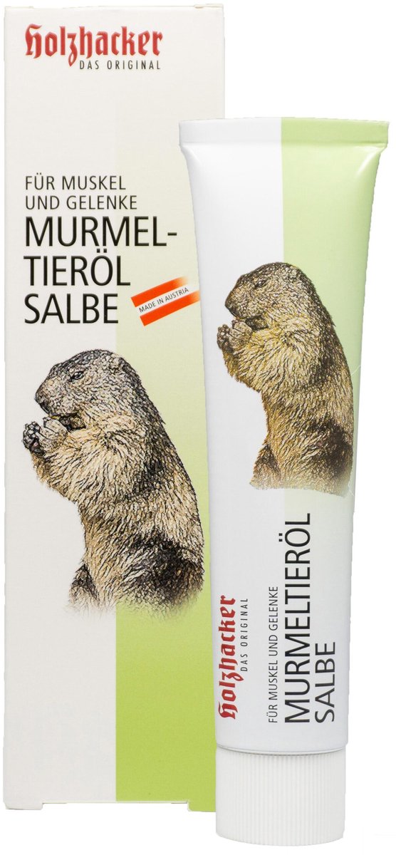 Holzhacker Franzbranntwein Murmeltieröl creme 75ml