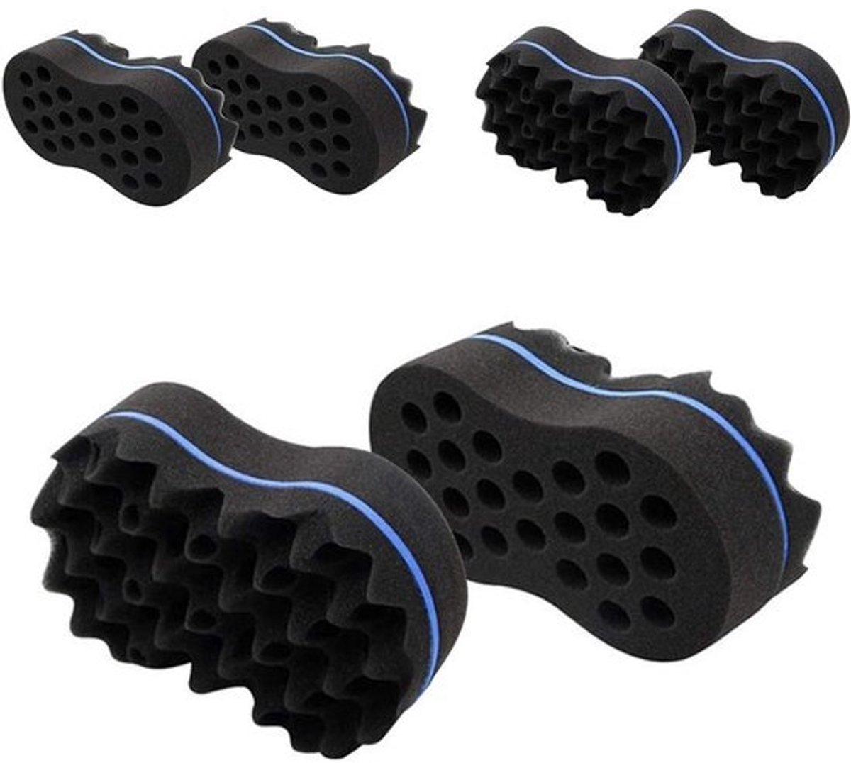 Twist Curl Borstel Set voor Krullend Haar - 2 Stuks