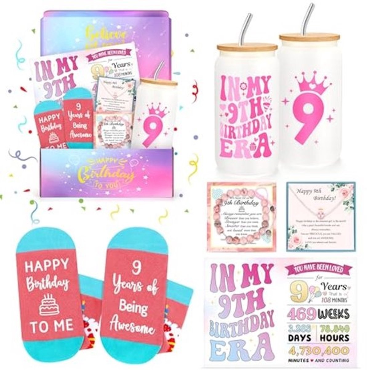 Cadeau-ideeën voor 9-jarige meisjes - Verjaardagscadeaus en decoraties voor meisjes