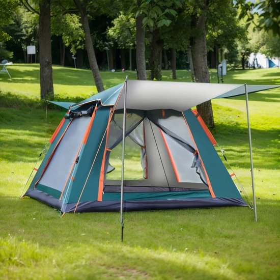 Lifero Automatische Tent - Instant Tenten - Camping Easy-up - Kampeertent 2 Persoons - Kamperen 2-4 persoons Tenten - Koepeltent — afbeelding 2