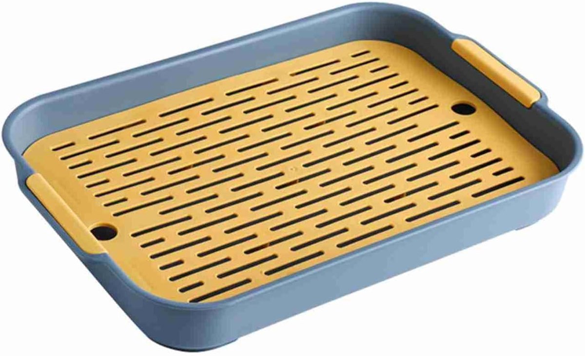 1 stuk - Rechthoekig konijn toilet - konijn toilet - dieren toilet - huisdieren toilet - knaagdieren toilet - urine bak