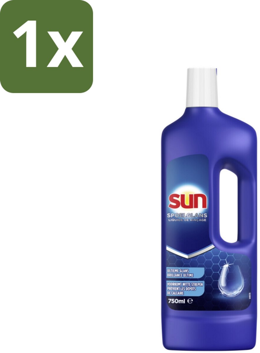 1 x Sun Spoelglans Normaal 750 ml - Spoelglans - Vaatwasmachine - Vaat Drogen - Vaat Schoonmaken - Vaat Glans