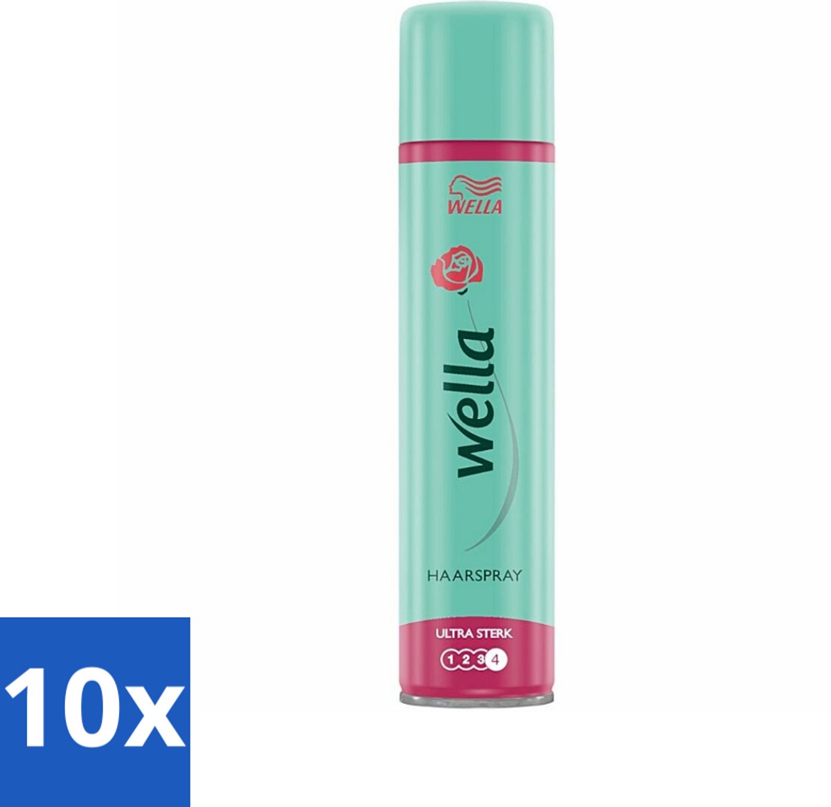 10 x Wella Ultra Strong - Haarspray - 24 Uur Versteviging - Bescherming tegen UV Stralen - 250 ml - Haarspray - Haarspray 24 Uur - Haarspray Met UV Bescherming - Haarspray Voor Volume - Haarspray Voor Langdurige Hold