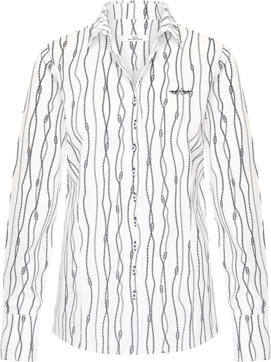 Hv Society - Blouse - Navy - S (36)