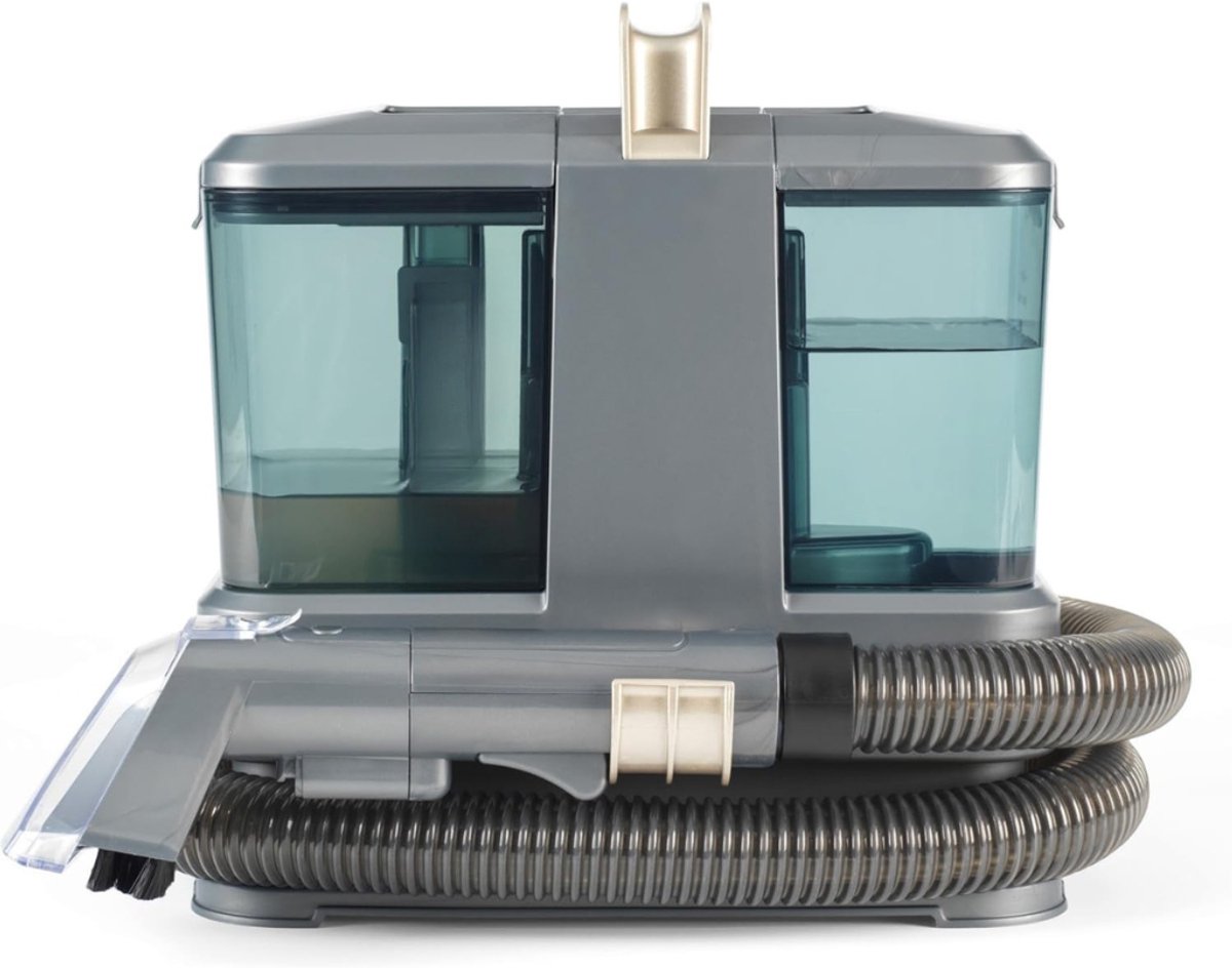 Allvia® Tapijtreiniger Machine - Tapijtreiniger Stofzuiger - Tapijtreiniger - met een 1,3L Dubbele Tank - Spuiten, Schrobben en Zuigen-grijs- ‎26cm x 22cm x 27 cm