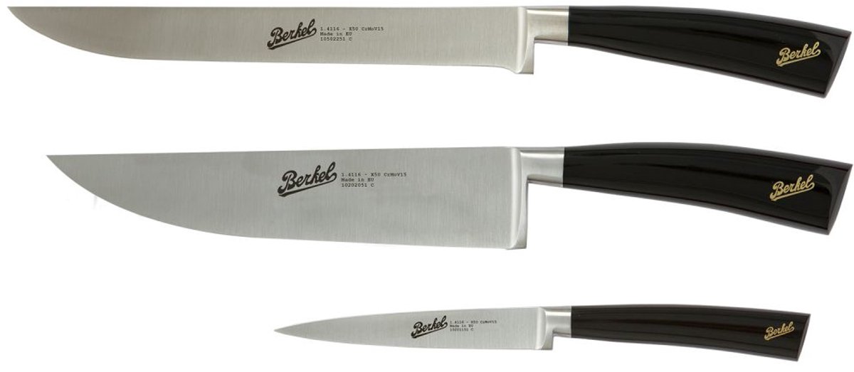 Berkel Elegance Black Glossy Chef-Set 3-delig