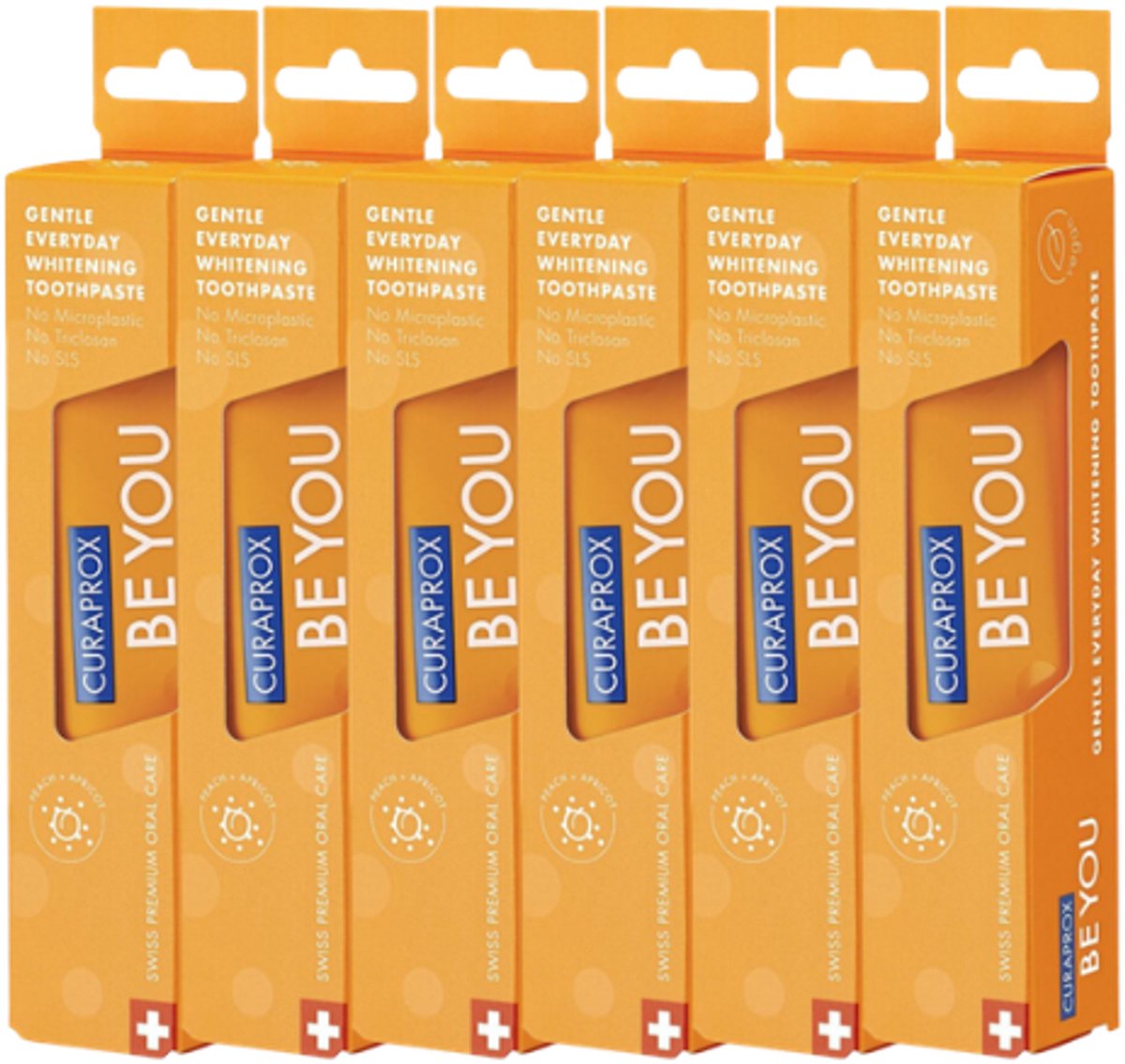 Curaprox Be You Tandpasta Pure Happiness - 6 x 60 ml - Voordeelverpakking