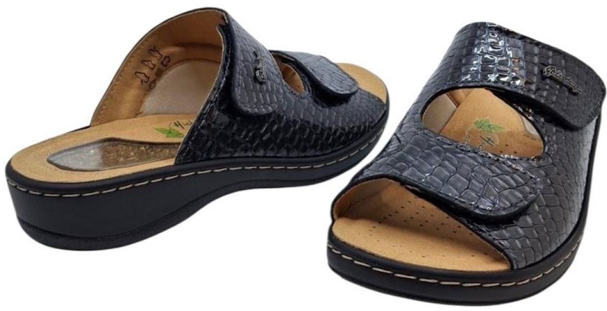 Hickersberger Slippers - Hickersberger grau kroko