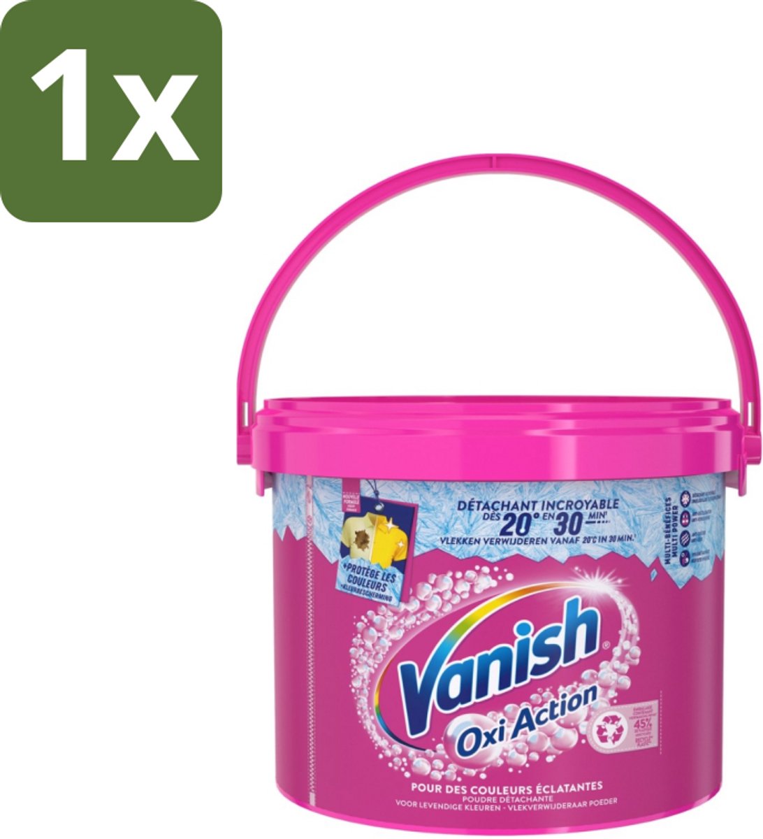 Vanish Oxi Action - Vlekkenverwijderaar Poeder - Levendige Kleuren - Gekleurde Was - 2.7 Kg - 1 stuk