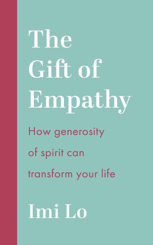 Boek "The Gift of Empathy" van Imi Lo. De cover is mintgroen met witte en oranje tekst.