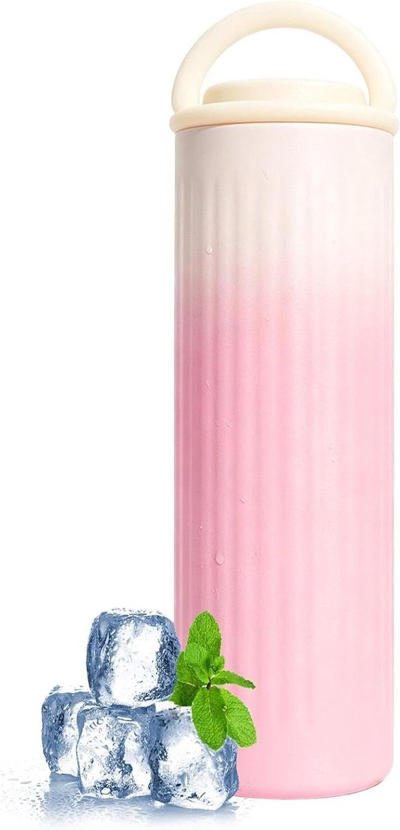IJs Gel Pack - Koelpakket Koel element - Onderweg Koelen - Lekvrij Ontwerp - 17 cm - Roze